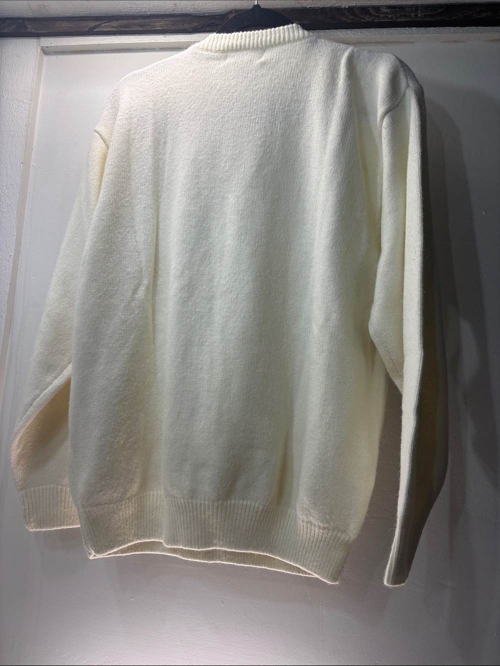 Alfred Dunner Cream Jewel-Embellished Crewneck Sweater - Picture 2 of 4